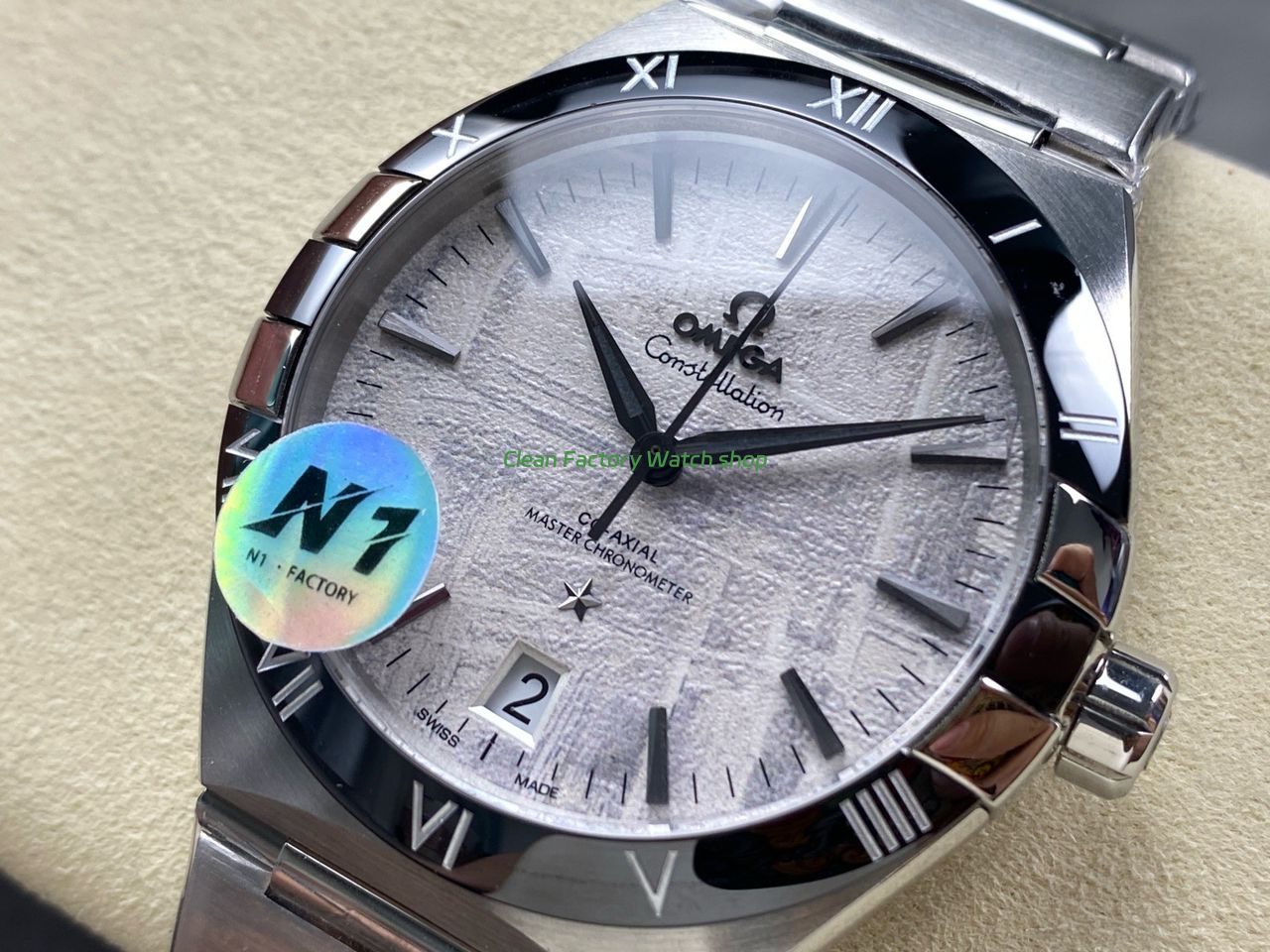 N1 Factory Omega Constellation 131.30.41.21.99.001 41mm Full Steel Grey Dial (4) N1 Factory Omega Constellation 131.30.41.21.99.001 41mm Full Steel Grey Dial (4)