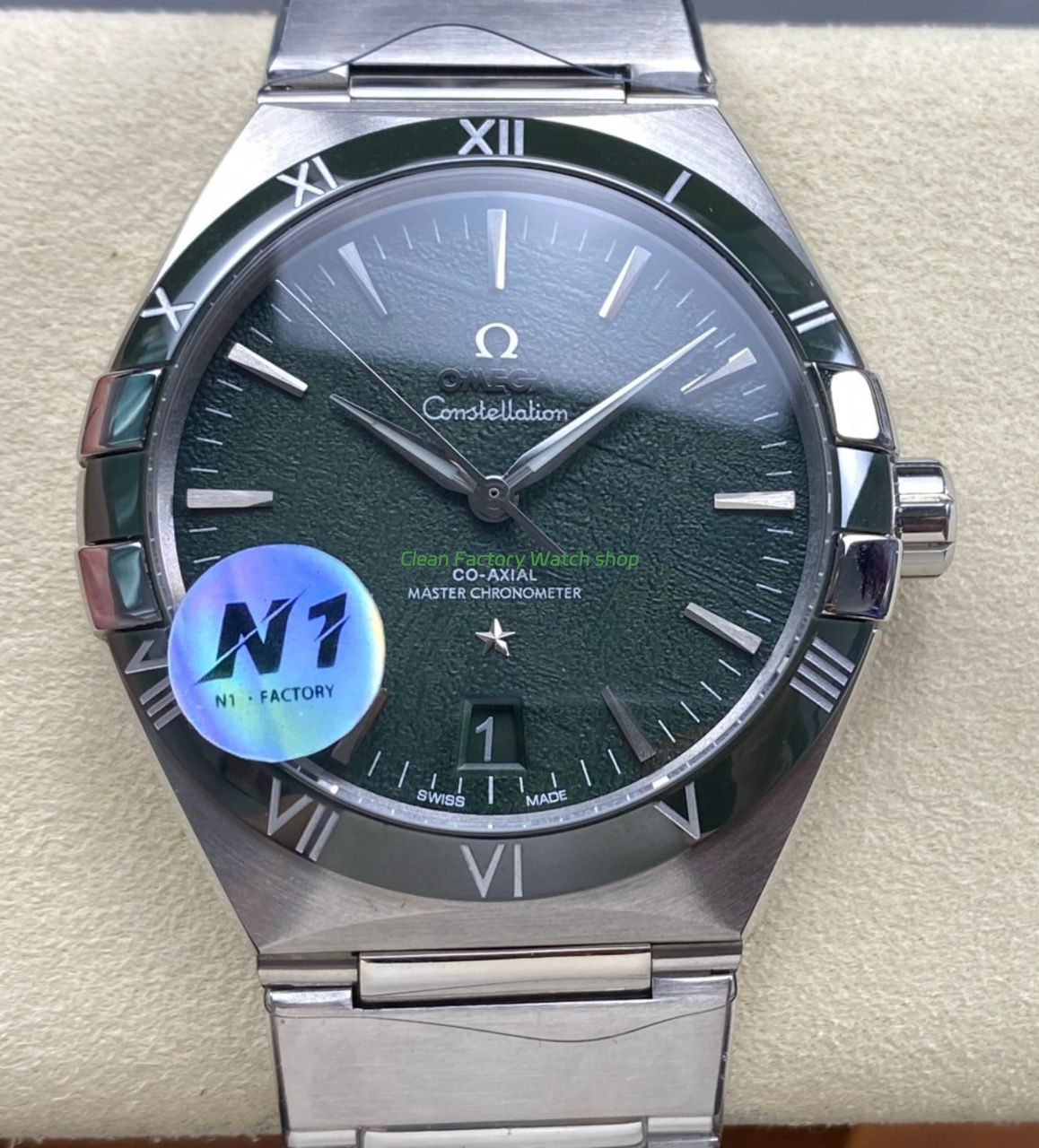 N1 Factory Omega Constellation 131.30.41.21.99.002 41mm Full Steel Meteorite Dial 1 N1 Factory Omega Constellation 131.30.41.21.99.002 41mm Full Steel Meteorite Dial 2 Clean Factory Watch