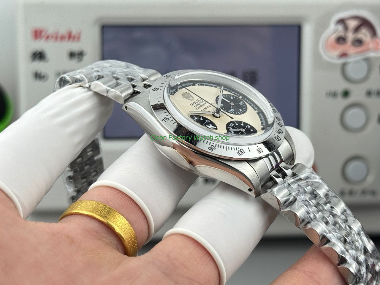 SN Factory Rolex Daytona Tiffany & Co 37mm Full Steel White Dial (4) SN Factory Rolex Daytona Tiffany & Co 37mm Full Steel White Dial (4)