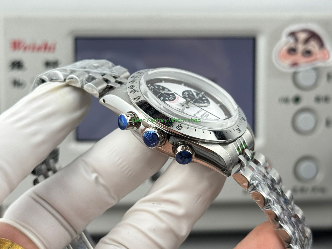 SN Factory Rolex Daytona Tiffany & Co 6239 37mm Full Steel White Dial (5) SN Factory Rolex Daytona Tiffany & Co 6239 37mm Full Steel White Dial (5)