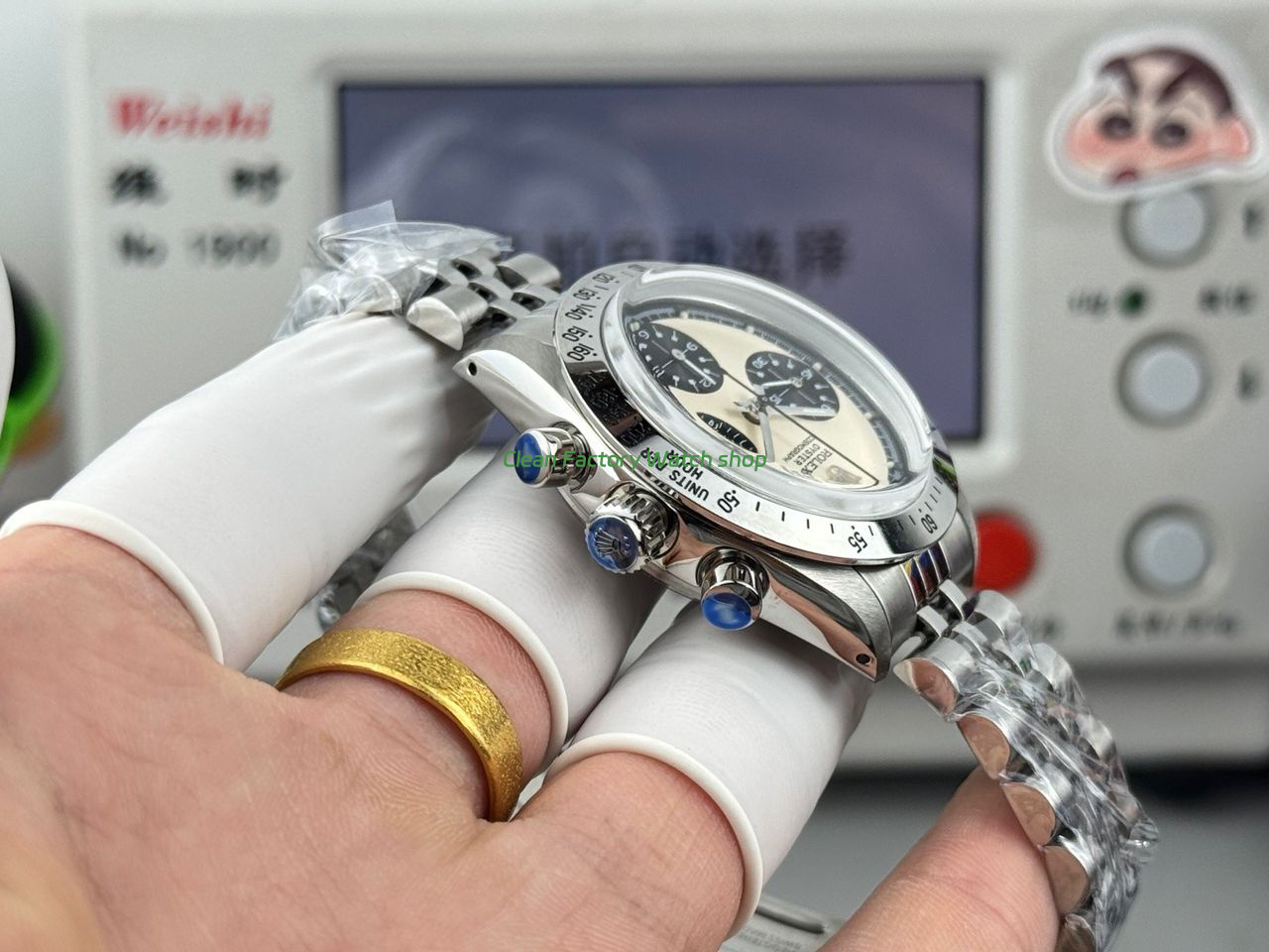 SN Factory Rolex Daytona Vintage Paul Newman 6262 37mm Full Steel White Dial (1) SN Factory Rolex Daytona Vintage Paul Newman 6262 37mm Full Steel White Dial (1)