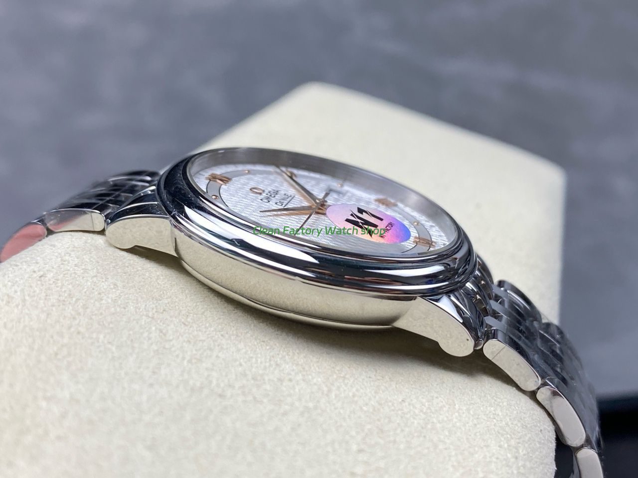 N1 Factory Omega De Ville Co-Axial 424.10.40.20.02.004 39.5mm Full Steel Roman Number Silver Dial (5) N1 Factory Omega De Ville Co-Axial 424.10.40.20.02.004 39.5mm Full Steel Roman Number Silver Dial (5)