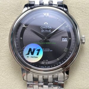 N1 Factory Omega De Ville Co-Axial 424.10.40.20.06.001 39.5mm Full Steel Roman Number Grey Dial 16 N1 Factory Omega De Ville Co Axial 424.10.40.20.06.001 39.5mm Full Steel Roman Number Grey Dial 7 Clean Factory Watch