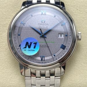 N1 Factory Omega De Ville Co-Axial 424.10.40.20.06.002 39.5mm Full Steel Roman Number Grey Dial 14 N1 Factory Omega De Ville Co Axial 424.10.40.20.06.002 39.5mm Full Steel Roman Number Grey Dial 1 Clean Factory Watch