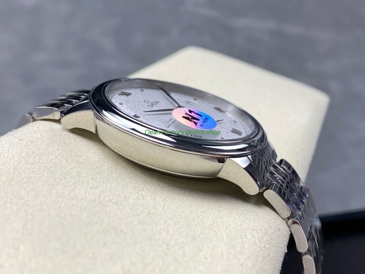 N1 Factory Omega De Ville Prestige 434.10.41.20.02.001 41mm Full Steel Roman Numerals Silver Dial (1) N1 Factory Omega De Ville Prestige 434.10.41.20.02.001 41mm Full Steel Roman Numerals Silver Dial (1)