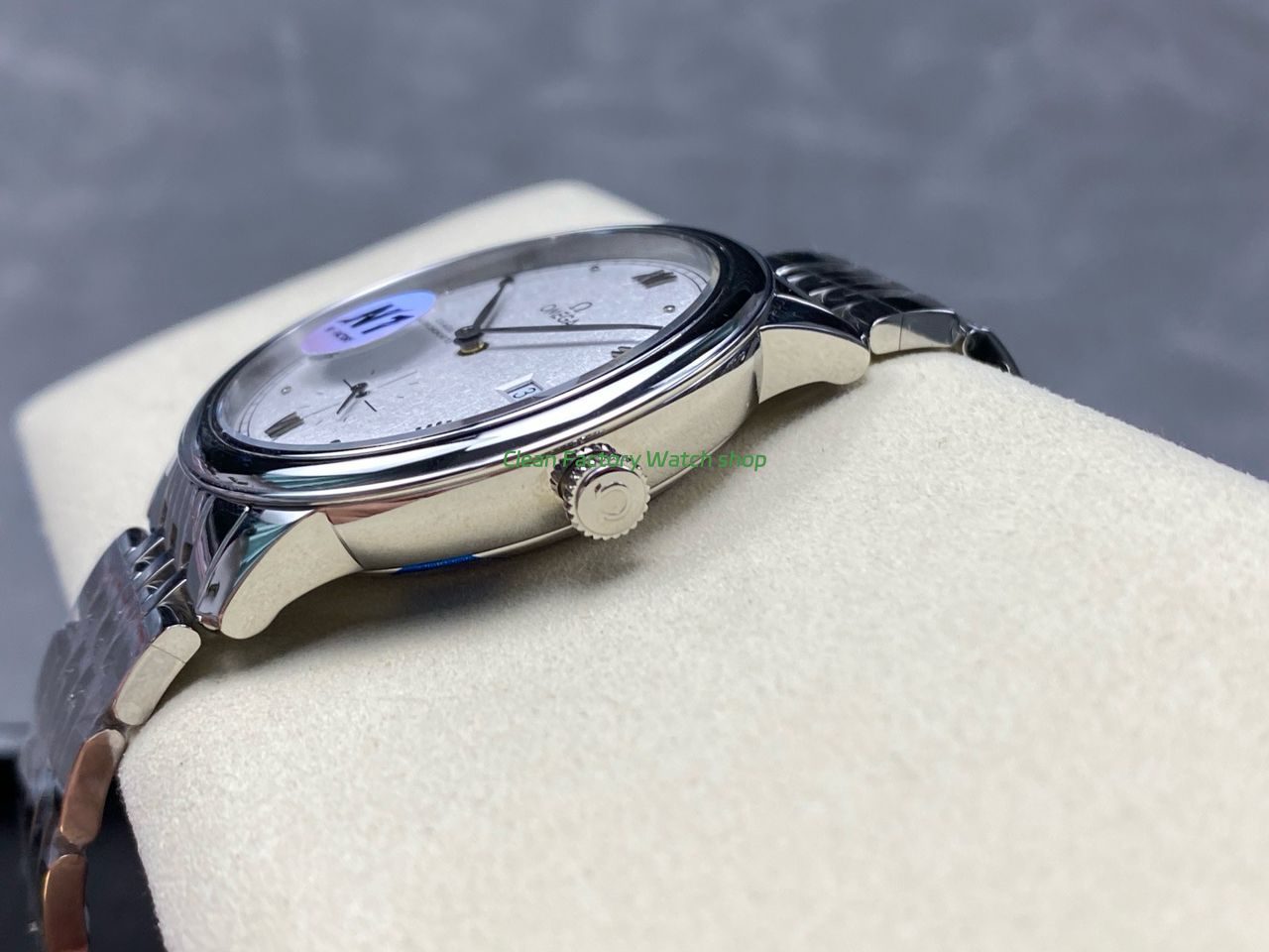 N1 Factory Omega De Ville Prestige 434.10.41.20.02.001 41mm Full Steel Roman Numerals Silver Dial (9) N1 Factory Omega De Ville Prestige 434.10.41.20.02.001 41mm Full Steel Roman Numerals Silver Dial (9)