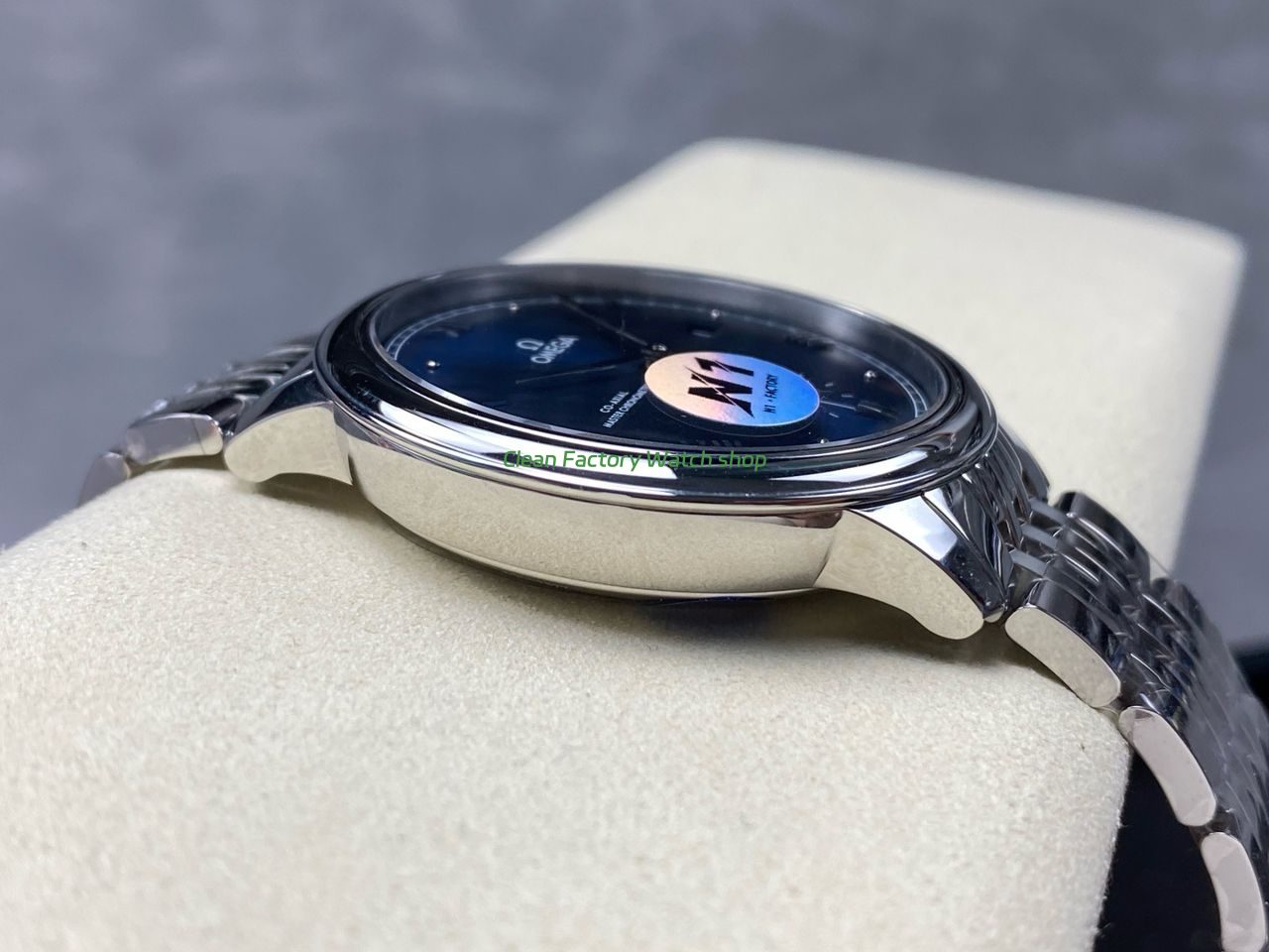 N1 Factory Omega De Ville Prestige 434.10.41.20.03.001 41mm Full Steel Roman Numerals Blue Dial (9) N1 Factory Omega De Ville Prestige 434.10.41.20.03.001 41mm Full Steel Roman Numerals Blue Dial (9)
