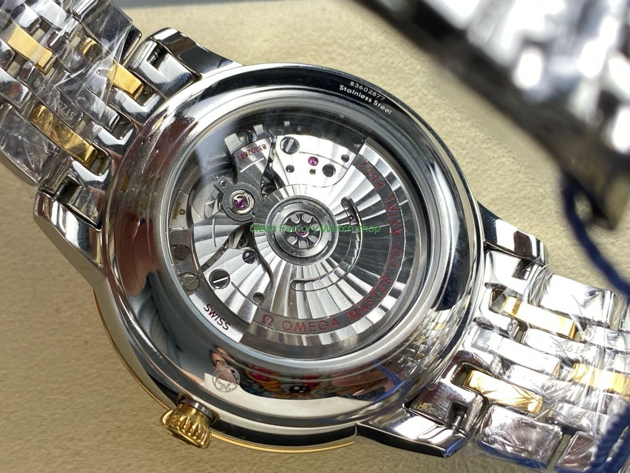 N1 Factory Omega De Ville Prestige 434.20.41.20.08.001 41mm Half Yellow Gold Roman Numerals Champagne Dial (9) N1 Factory Omega De Ville Prestige 434.20.41.20.08.001 41mm Half Yellow Gold Roman Numerals Champagne Dial (9)