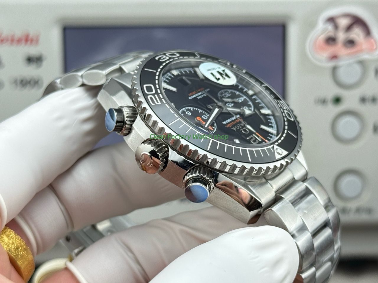 N1 Factory Omega Seamaster Planet Ocean Chronograph 215.30.46.51.01.001 45mm Full Steel Black Dial (5) N1 Factory Omega Seamaster Planet Ocean Chronograph 215.30.46.51.01.001 45mm Full Steel Black Dial (5)