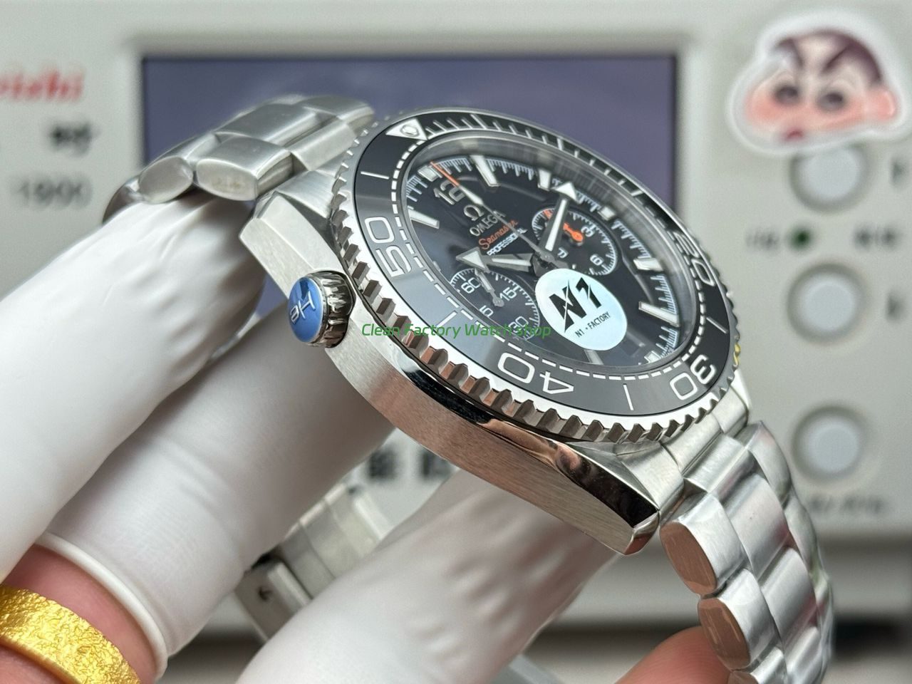 N1 Factory Omega Seamaster Planet Ocean Chronograph 215.30.46.51.01.001 45mm Full Steel Black Dial (6) N1 Factory Omega Seamaster Planet Ocean Chronograph 215.30.46.51.01.001 45mm Full Steel Black Dial (6)