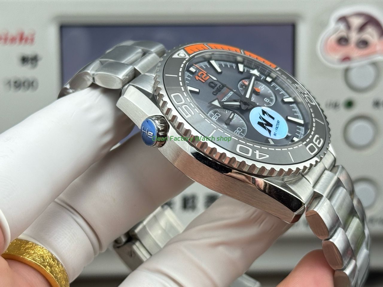 N1 Factory Omega Seamaster Planet Ocean Chronograph 215.92.46.51.99.001 45mm Full Steel Grey Dial (1) N1 Factory Omega Seamaster Planet Ocean Chronograph 215.92.46.51.99.001 45mm Full Steel Grey Dial (1)