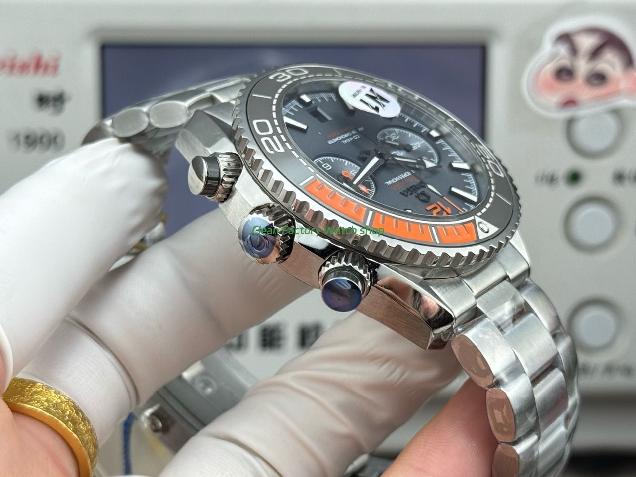 N1 Factory Omega Seamaster Planet Ocean Chronograph 215.92.46.51.99.001 45mm Full Steel Grey Dial (10) N1 Factory Omega Seamaster Planet Ocean Chronograph 215.92.46.51.99.001 45mm Full Steel Grey Dial (10)