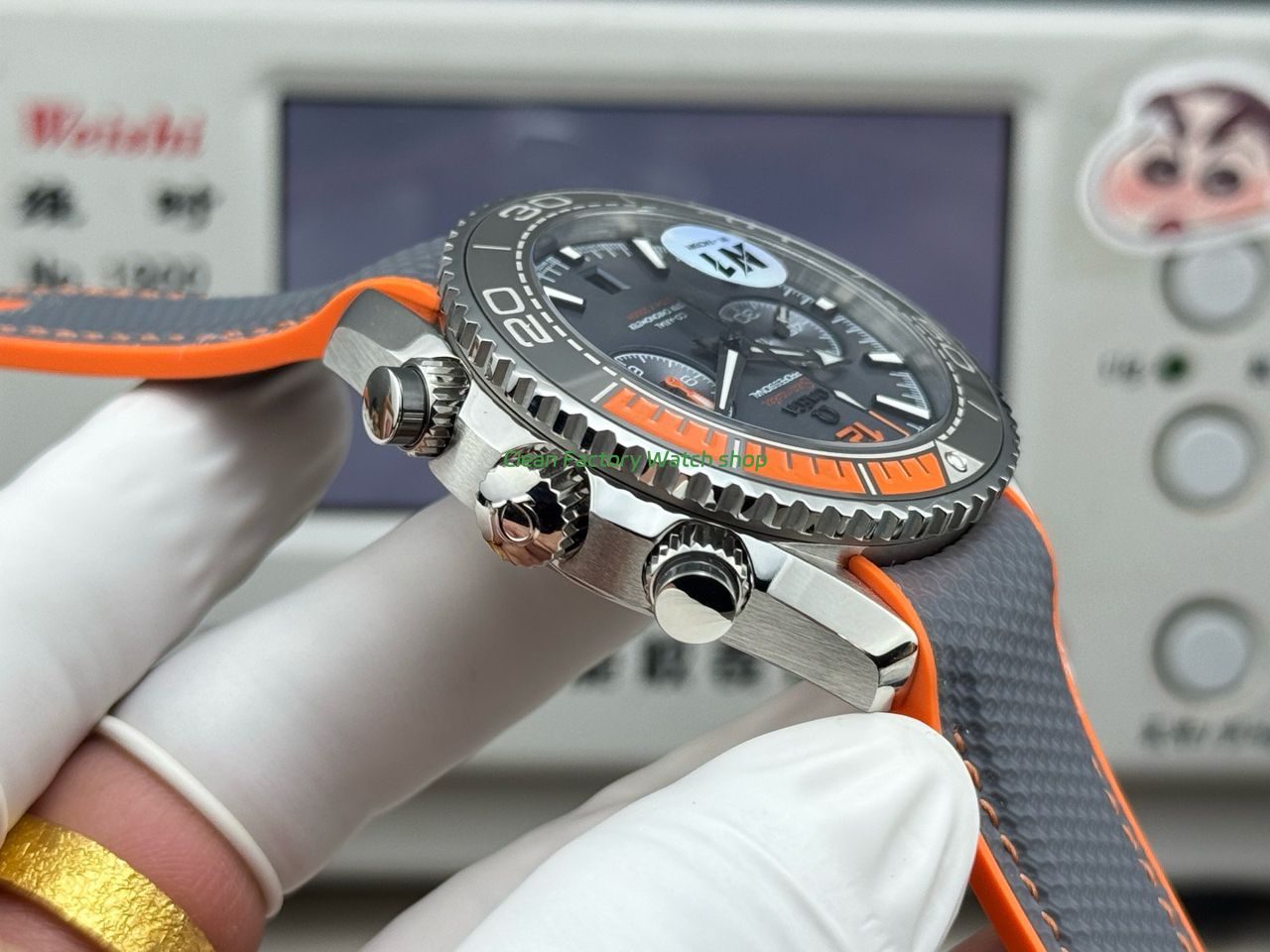 N1 Factory Omega Seamaster Planet Ocean Chronograph 215.92.46.51.99.001 45mm Steel Rubber Strap Grey Dial (2) N1 Factory Omega Seamaster Planet Ocean Chronograph 215.92.46.51.99.001 45mm Steel Rubber Strap Grey Dial (2)