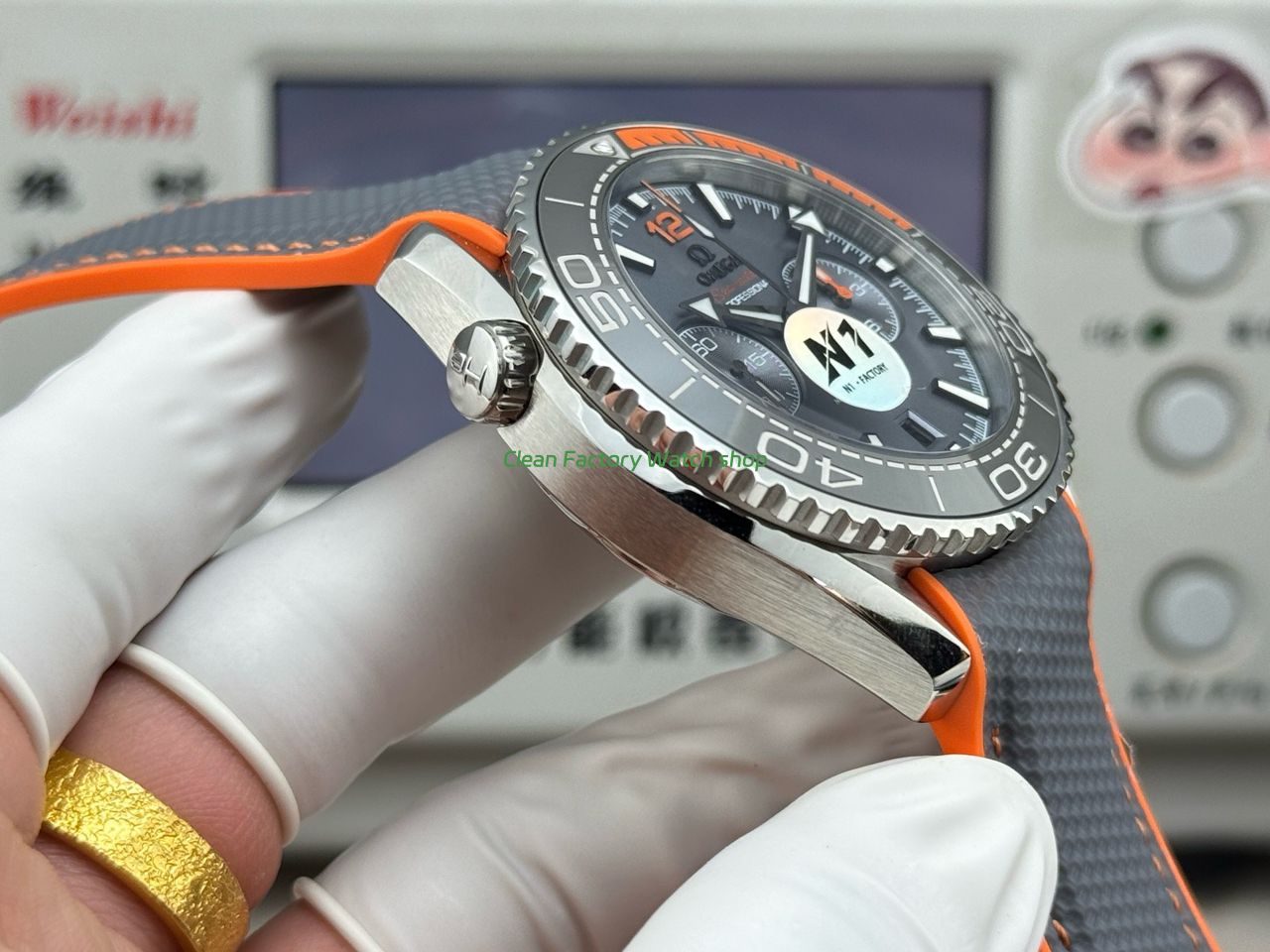 N1 Factory Omega Seamaster Planet Ocean Chronograph 215.92.46.51.99.001 45mm Steel Rubber Strap Grey Dial (3) N1 Factory Omega Seamaster Planet Ocean Chronograph 215.92.46.51.99.001 45mm Steel Rubber Strap Grey Dial (3)