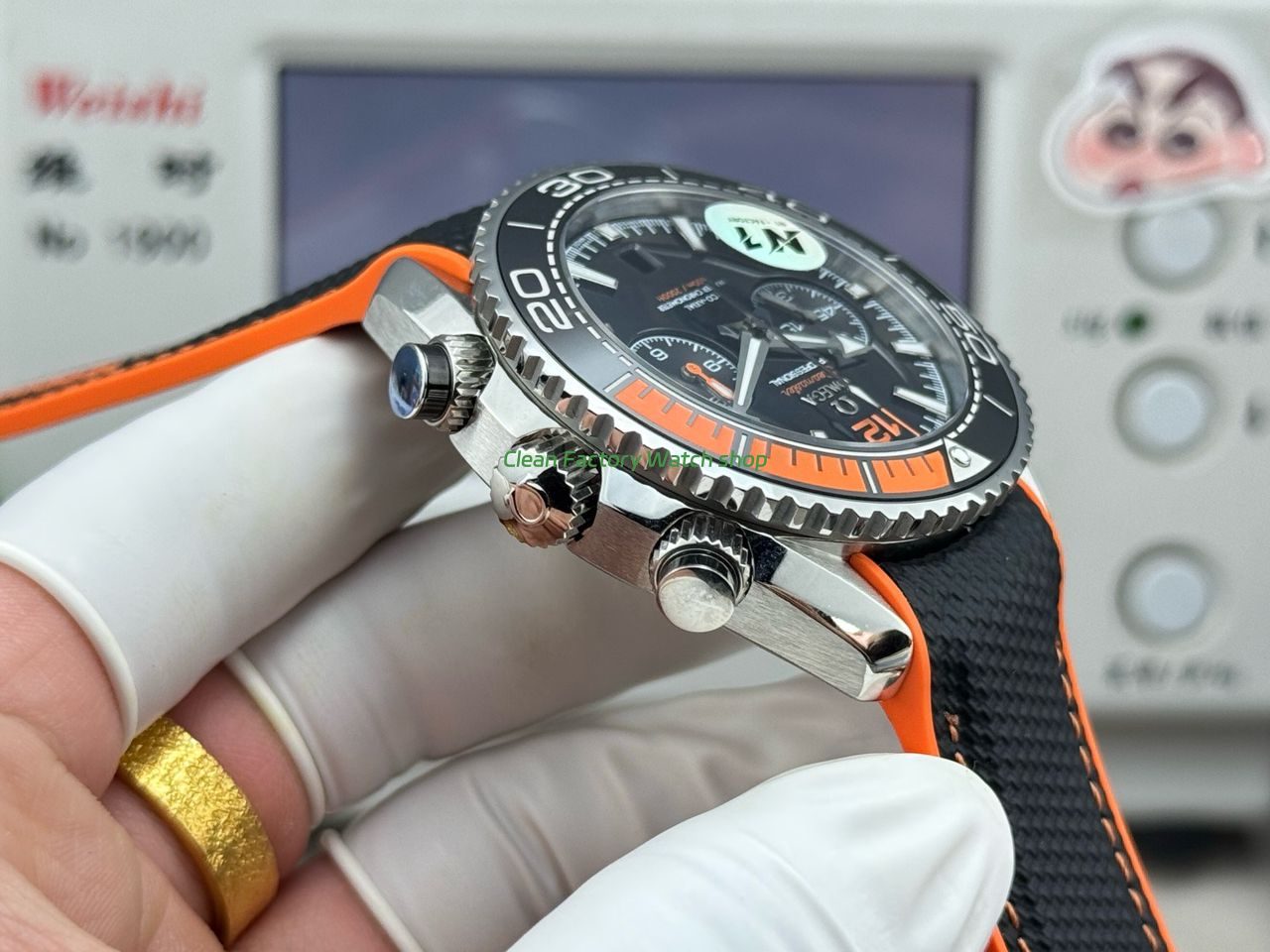 N1 Factory Omega Seamaster Planet Ocean Chronograph215.32.46.51.01.00145mm Steel Rubber Strap Black Dial (2) N1 Factory Omega Seamaster Planet Ocean Chronograph215.32.46.51.01.00145mm Steel Rubber Strap Black Dial (2)
