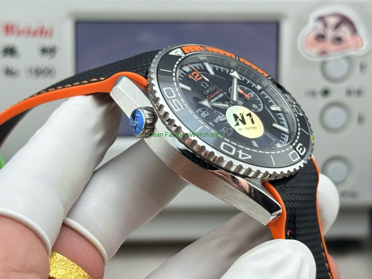 N1 Factory Omega Seamaster Planet Ocean Chronograph215.32.46.51.01.00145mm Steel Rubber Strap Black Dial (3) N1 Factory Omega Seamaster Planet Ocean Chronograph215.32.46.51.01.00145mm Steel Rubber Strap Black Dial (3)