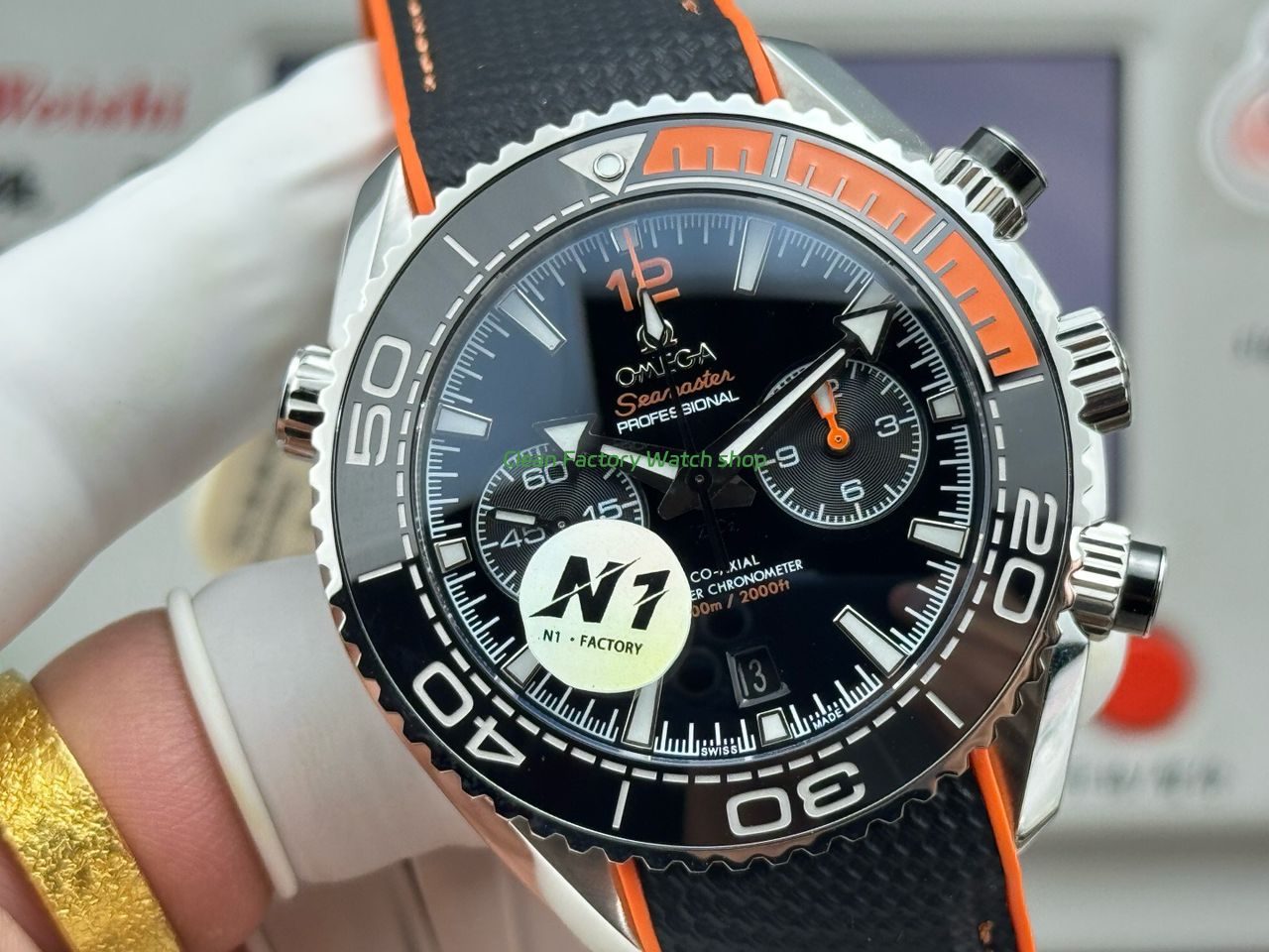N1 Factory Omega Seamaster Planet Ocean Chronograph215.32.46.51.01.00145mm Steel Rubber Strap Black Dial (7) N1 Factory Omega Seamaster Planet Ocean Chronograph215.32.46.51.01.00145mm Steel Rubber Strap Black Dial (7)