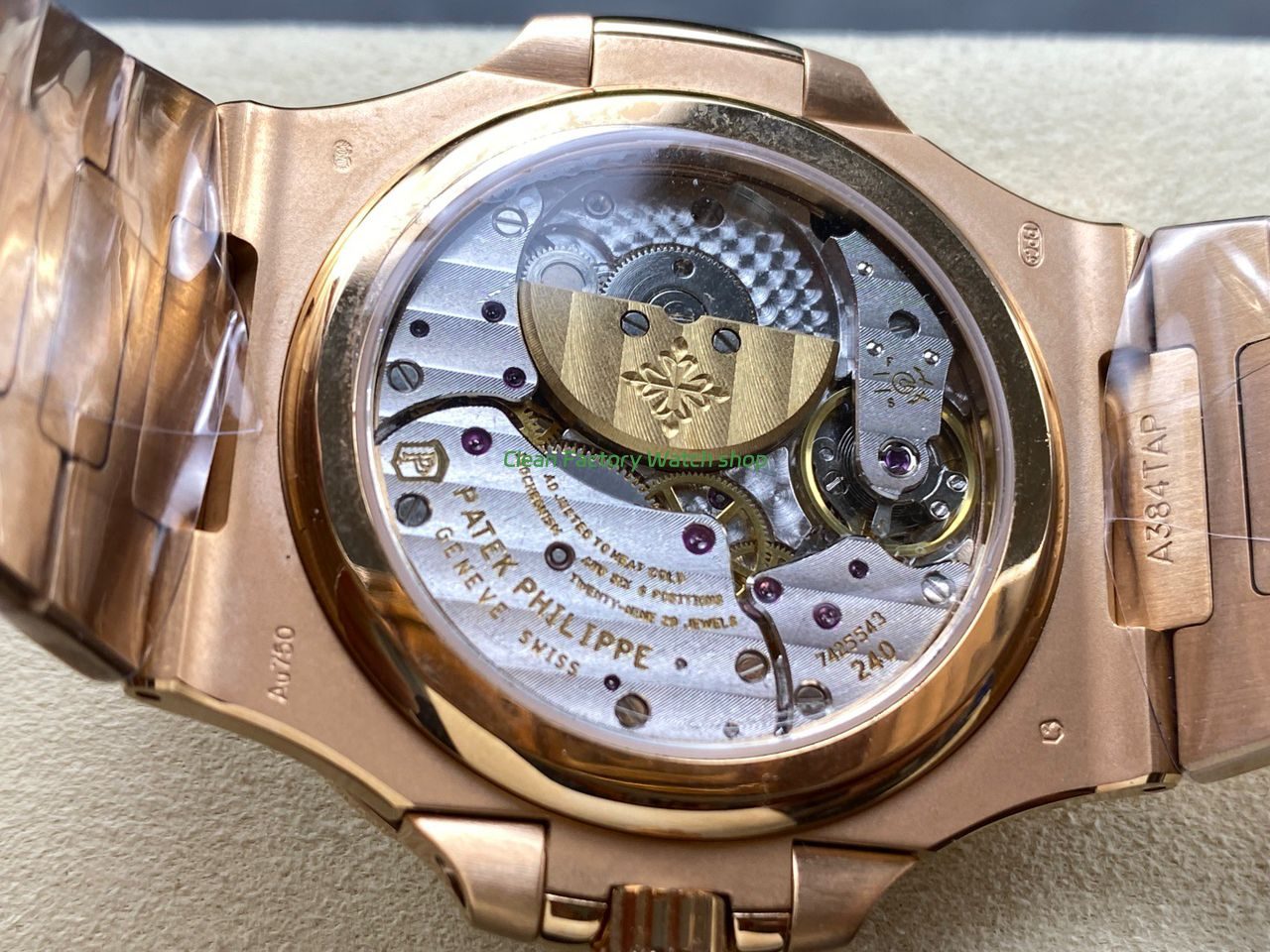 OME Factory Patek Philippe Nautilus 57121R Full Rose Gold Brown Dial (11) OME Factory Patek Philippe Nautilus 57121R Full Rose Gold Brown Dial (11)