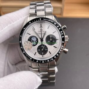 OS Factory Omega Speedmaster Silver Snoopy Award 310.32.42.50.02.001 42mm Full Steel Black Ceramic White Dial