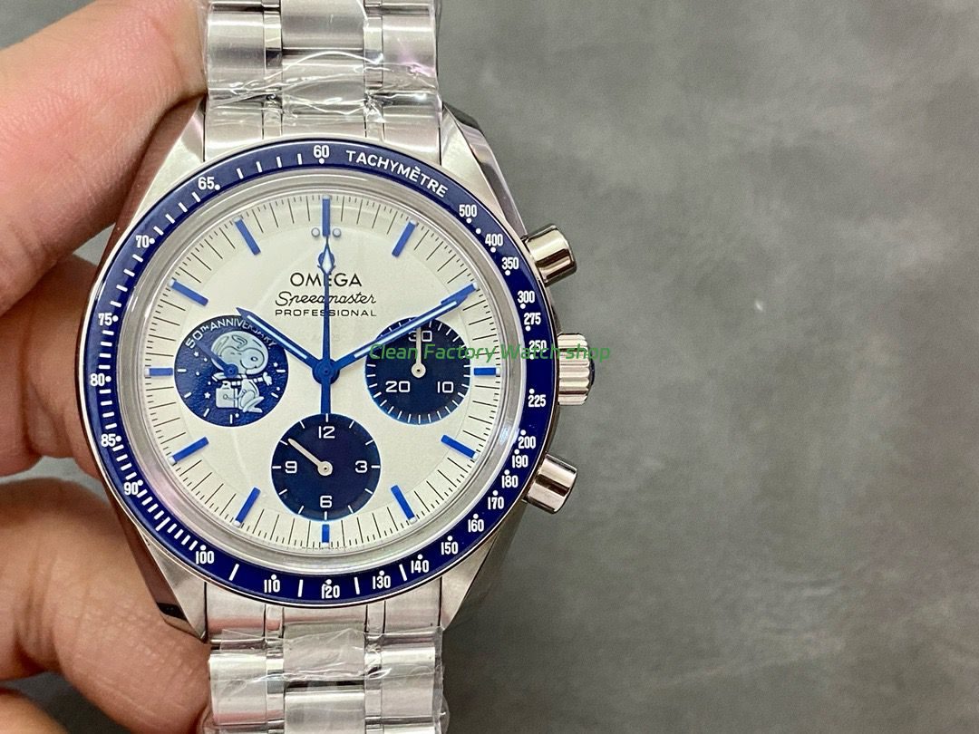 OS Factory Omega Speedmaster Silver Snoopy Award 310.32.42.50.02.001 42mm Full Steel White Dial 1 OS Factory Omega Speedmaster Silver Snoopy Award 310.32.42.50.02.001 42mm Full Steel White Dial 7 Clean Factory Watch