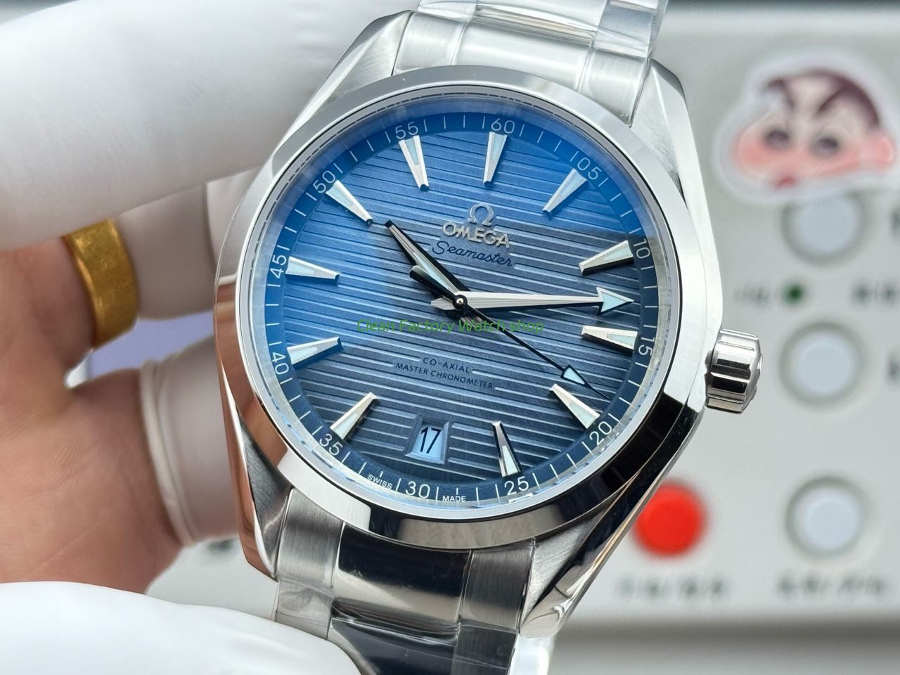 OVS Factory Omega Seamaster Aqua Terra 220.10.41.21.03.002 41mm Full Steel Blue Dial (3) OVS Factory Omega Seamaster Aqua Terra 220.10.41.21.03.002 41mm Full Steel Blue Dial (3)