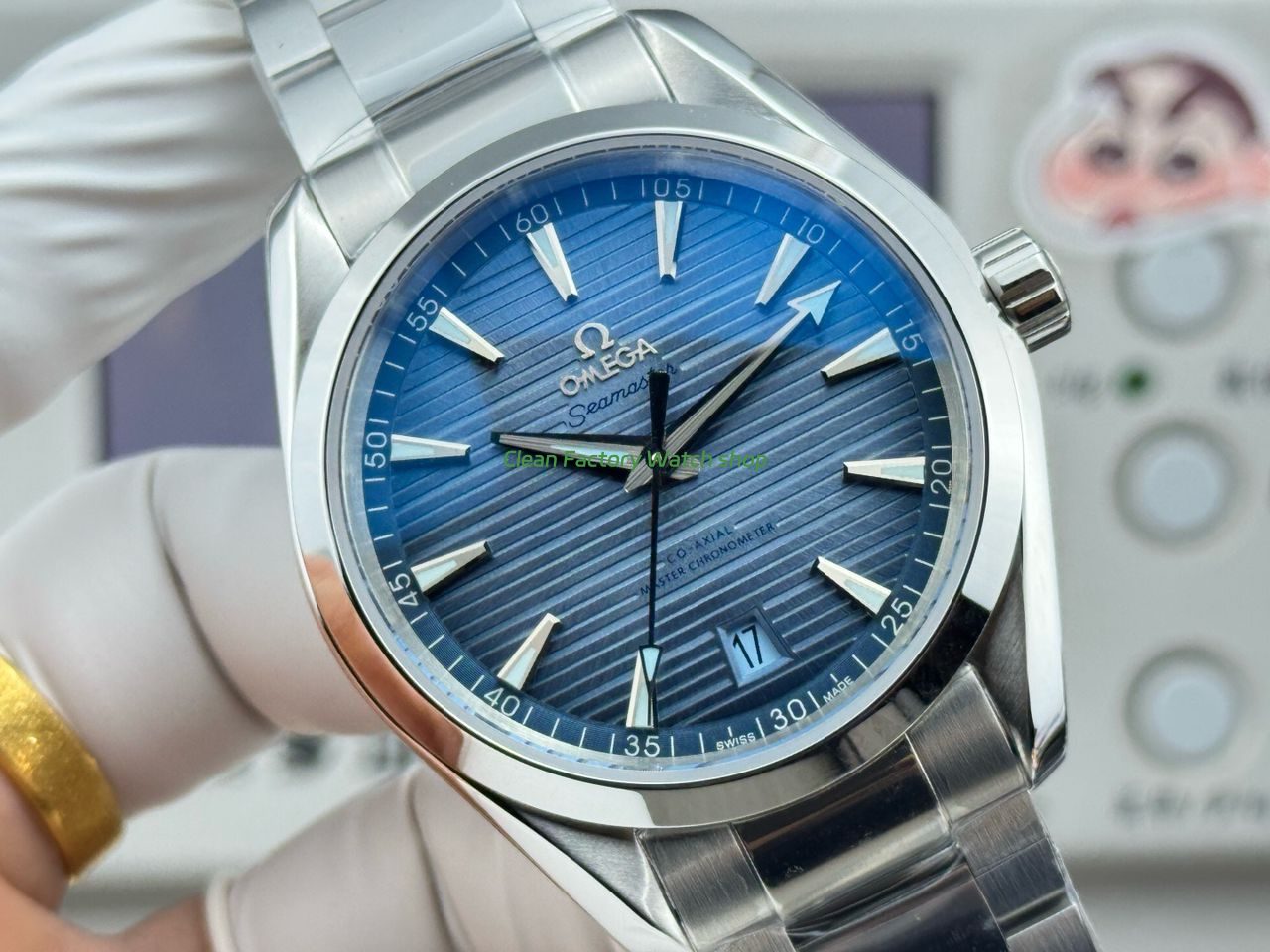 OVS Factory Omega Seamaster Aqua Terra 220.10.41.21.03.002 41mm Full Steel Blue Dial (4) OVS Factory Omega Seamaster Aqua Terra 220.10.41.21.03.002 41mm Full Steel Blue Dial (4)