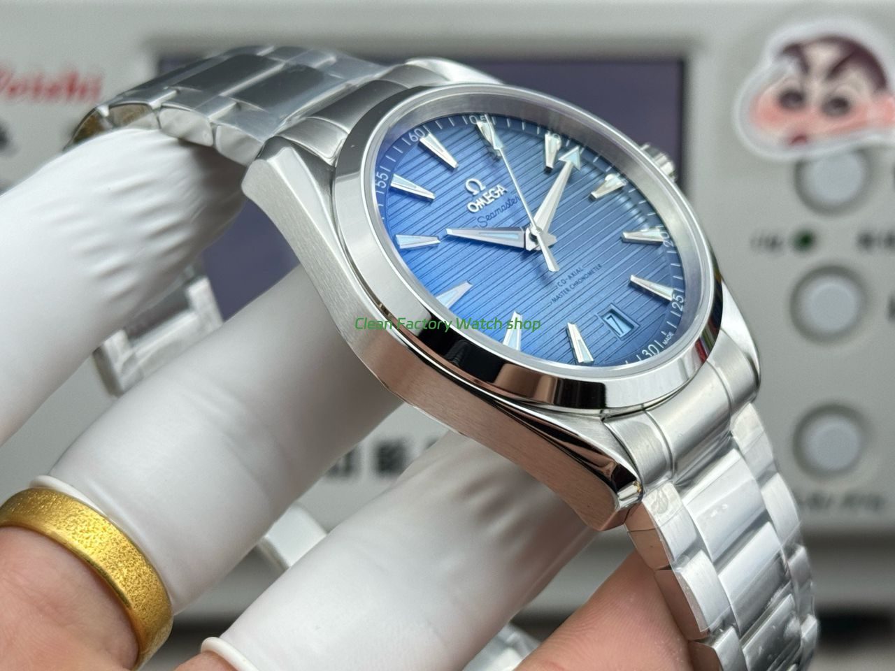 OVS Factory Omega Seamaster Aqua Terra 220.10.41.21.03.002 41mm Full Steel Blue Dial (5) OVS Factory Omega Seamaster Aqua Terra 220.10.41.21.03.002 41mm Full Steel Blue Dial (5)