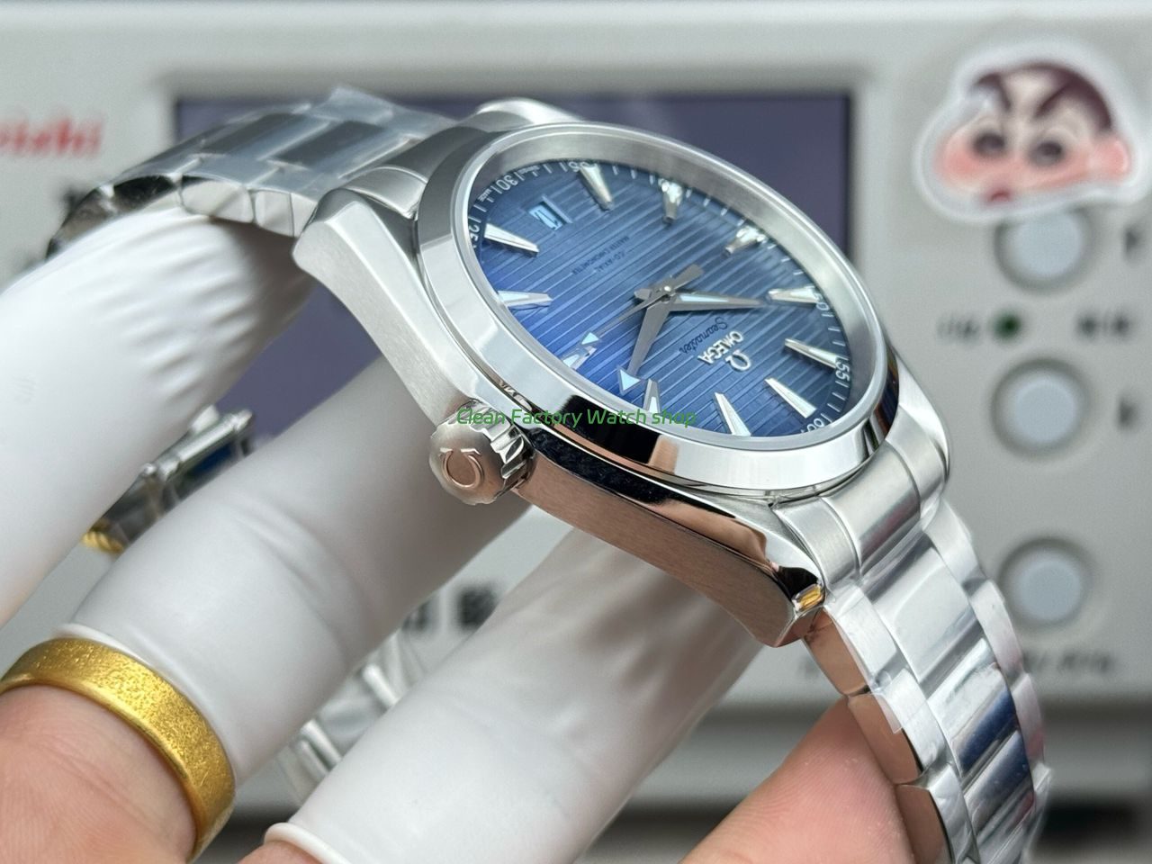OVS Factory Omega Seamaster Aqua Terra 220.10.41.21.03.002 41mm Full Steel Blue Dial (9) OVS Factory Omega Seamaster Aqua Terra 220.10.41.21.03.002 41mm Full Steel Blue Dial (9)