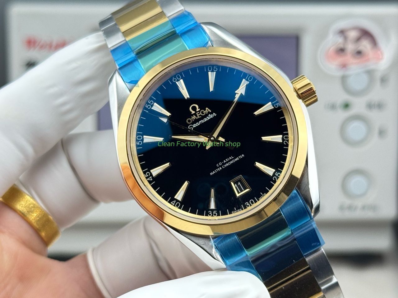 OVS Factory Omega Seamaster Aqua Terra 220.20.41.21.01.001 41mm Half Rose Gold Black Dial (2) OVS Factory Omega Seamaster Aqua Terra 220.20.41.21.01.001 41mm Half Rose Gold Black Dial (2)