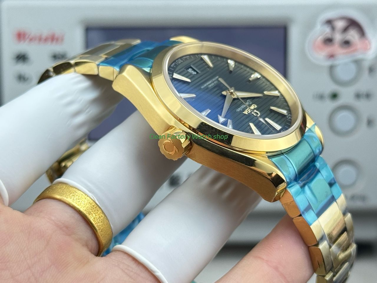 OVS Factory Omega Seamaster Aqua Terra 220.50.41.21.10.001 41mm Full Yellow Gold Green Dial (1) OVS Factory Omega Seamaster Aqua Terra 220.50.41.21.10.001 41mm Full Yellow Gold Green Dial (1)