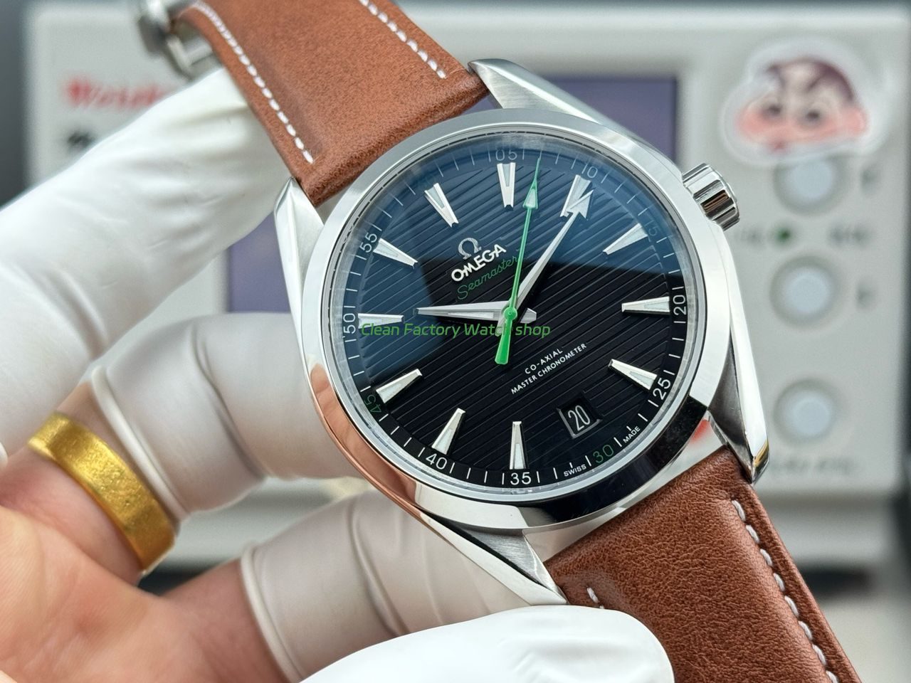 OVS Factory Omega Seamaster Aqua Terra 231.10.42.21.01.004 41mm Steel Brown Leather Strap Black Dial (3) OVS Factory Omega Seamaster Aqua Terra 231.10.42.21.01.004 41mm Steel Brown Leather Strap Black Dial (3)