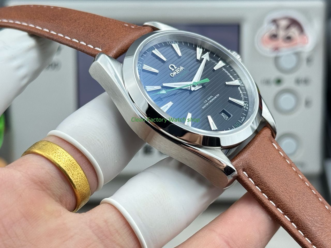 OVS Factory Omega Seamaster Aqua Terra 231.10.42.21.01.004 41mm Steel Brown Leather Strap Black Dial (4) OVS Factory Omega Seamaster Aqua Terra 231.10.42.21.01.004 41mm Steel Brown Leather Strap Black Dial (4)