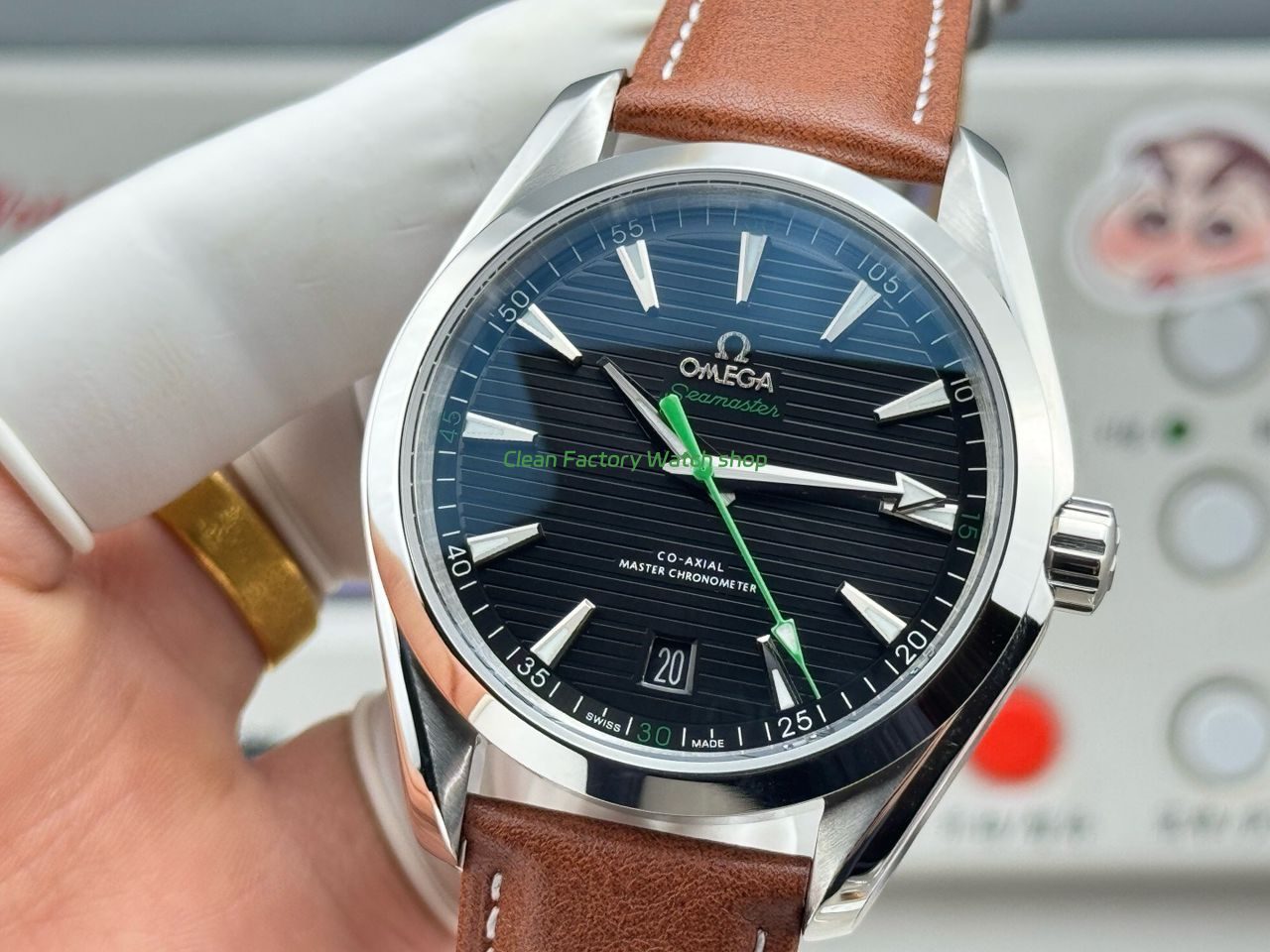 OVS Factory Omega Seamaster Aqua Terra 231.10.42.21.01.004 41mm Steel Brown Leather Strap Black Dial (5) OVS Factory Omega Seamaster Aqua Terra 231.10.42.21.01.004 41mm Steel Brown Leather Strap Black Dial (5)