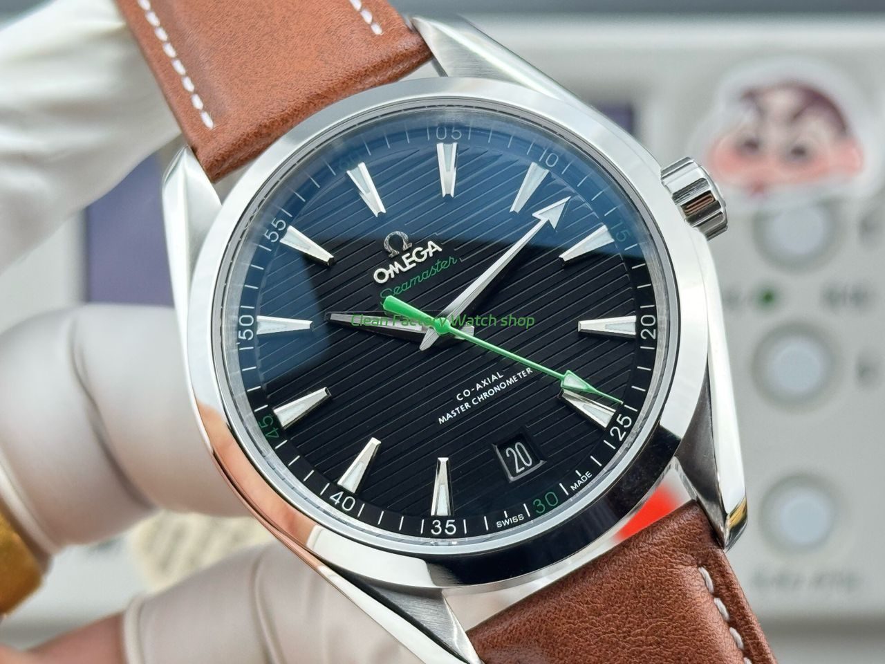 OVS Factory Omega Seamaster Aqua Terra 231.10.42.21.01.004 41mm Steel Brown Leather Strap Black Dial (6) OVS Factory Omega Seamaster Aqua Terra 231.10.42.21.01.004 41mm Steel Brown Leather Strap Black Dial (6)