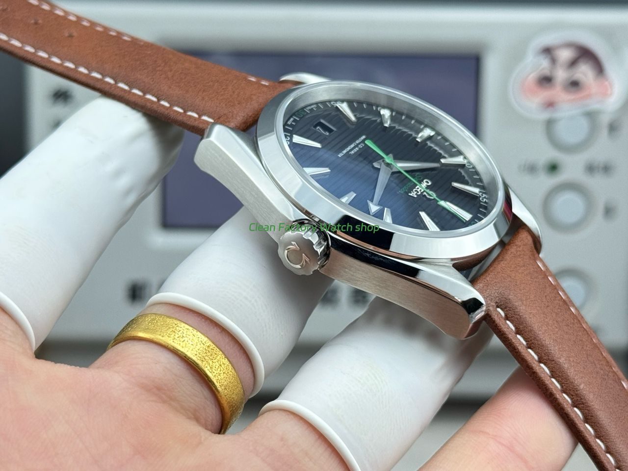 OVS Factory Omega Seamaster Aqua Terra 231.10.42.21.01.004 41mm Steel Brown Leather Strap Black Dial (7) OVS Factory Omega Seamaster Aqua Terra 231.10.42.21.01.004 41mm Steel Brown Leather Strap Black Dial (7)