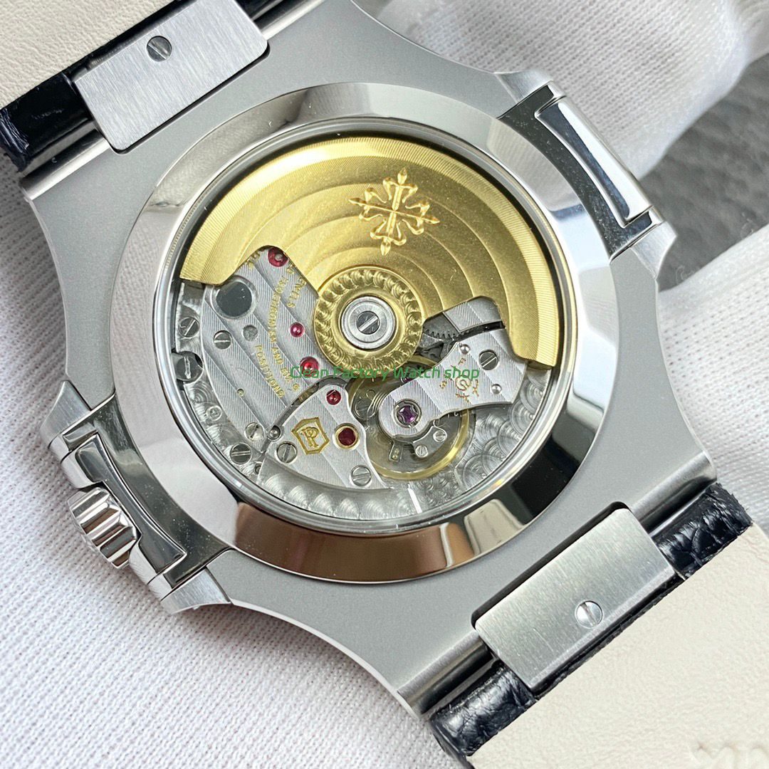 PPF Factory Patek Philippe Nautilus 57261A-0014 40mm Leather Strap Blue Dial (1) PPF Factory Patek Philippe Nautilus 57261A-0014 40mm Leather Strap Blue Dial (1)