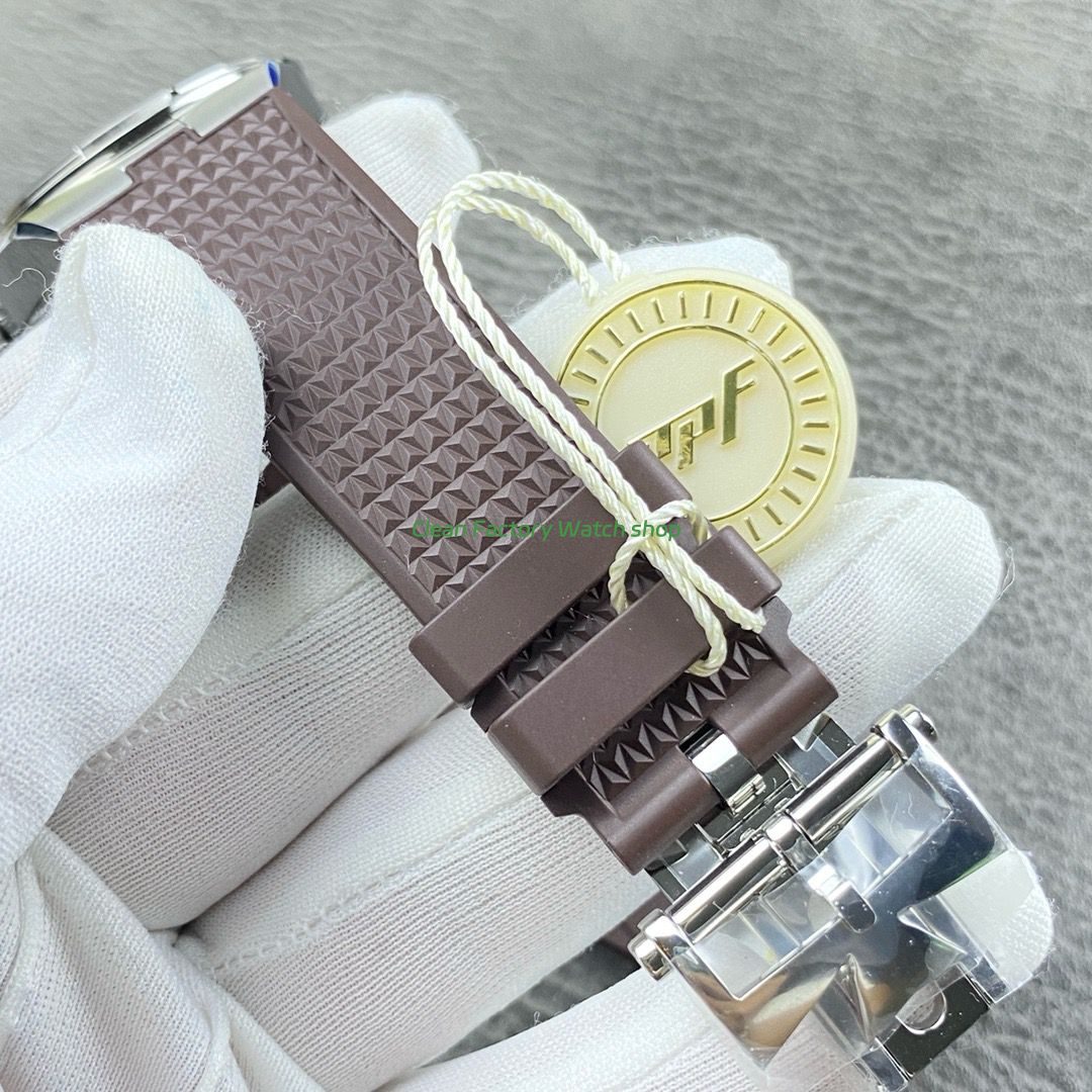 PPF Factory Vacheron Constantin Overseas 4500V110A-B146 41mm Rubber Strap Brown Dial (5) PPF Factory Vacheron Constantin Overseas 4500V110A-B146 41mm Rubber Strap Brown Dial (5)