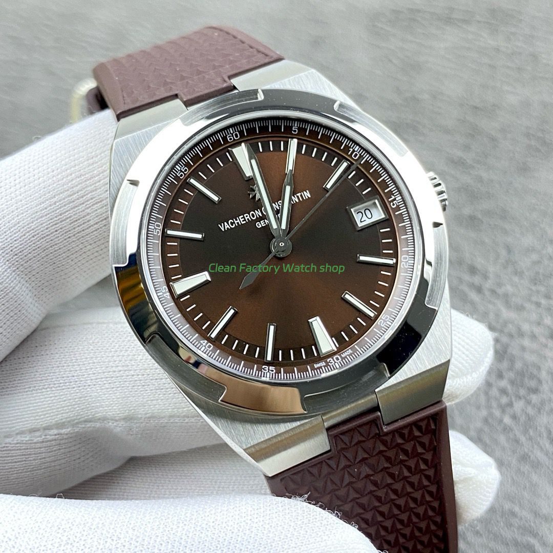 PPF Factory Vacheron Constantin Overseas 4500V110A-B146 41mm Rubber Strap Brown Dial (8) PPF Factory Vacheron Constantin Overseas 4500V110A-B146 41mm Rubber Strap Brown Dial (8)