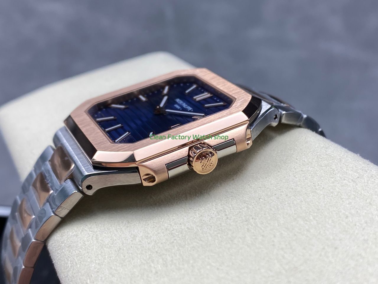 TW Factory Patek Philippe Cubitus 58211AR-001 45mm Half Rose Gold Blue Dial (2) TW Factory Patek Philippe Cubitus 58211AR-001 45mm Half Rose Gold Blue Dial (2)