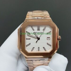 TW Factory Patek Philippe Cubitus 7128/1R-001 45mm Full Rose Gold White Dial 14 TW Factory Patek Philippe Cubitus 7128 rose gold watch