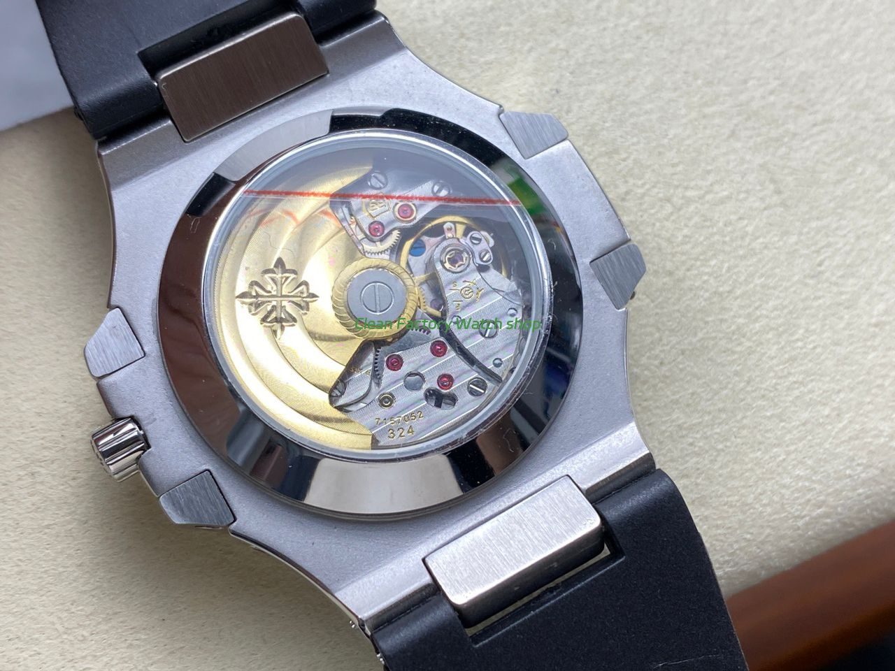 TW Factory Patek Philippe Nautilus 57261A-001 40mm Black Rubber Strap Diamond Bezel Black Dial (1) TW Factory Patek Philippe Nautilus 57261A-001 40mm Black Rubber Strap Diamond Bezel Black Dial (1)