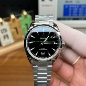 VS Factory Omega Seamaster Aqua Terra 150M 220.10.38.20.01.004 38mm Full Steel Black Dial 18 VS Factory Omega Seamaster Aqua Terra 150M 38mm