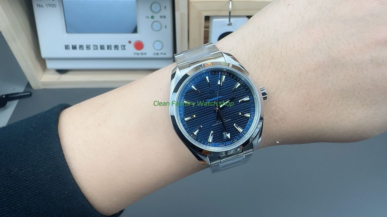 VS Factory Omega Seamaster Aqua Terra 150M 220.10.41.21.03.001 41mm Full Steel Blue Dial (1) VS Factory Omega Seamaster Aqua Terra 150M 220.10.41.21.03.001 41mm Full Steel Blue Dial (1)