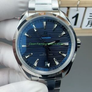 VS Factory Omega Seamaster Aqua Terra 150M 220.10.41.21.03.001 41mm Full Steel Blue Dial 16 VS Factory Omega Aqua Terra 150M 41mm watch