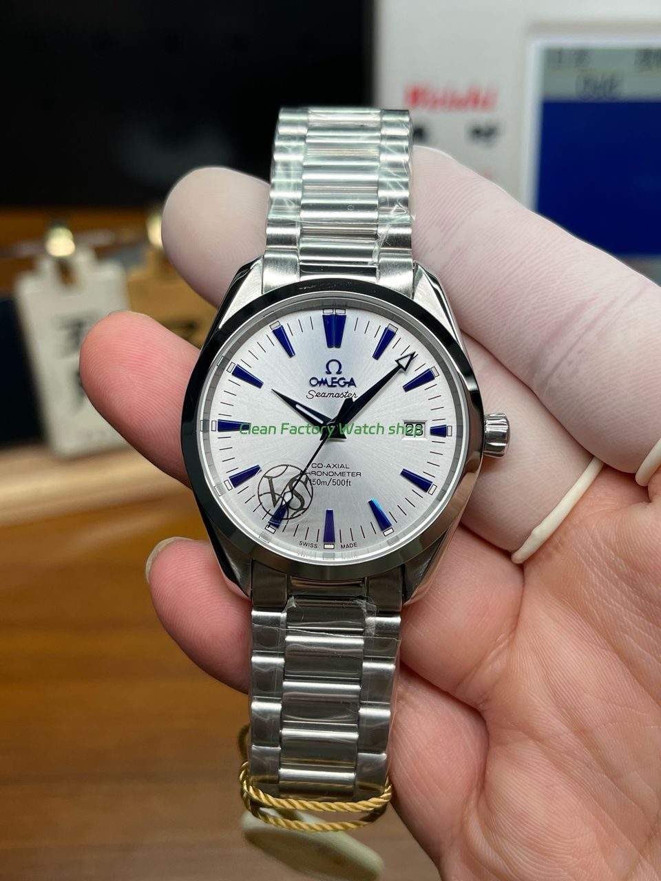 VS Factory Omega Seamaster Aqua Terra 2503.33.00 39.2mm Full Steel White Dial 1 VS Factory Omega Aqua Terra 150M 39mm steel watch