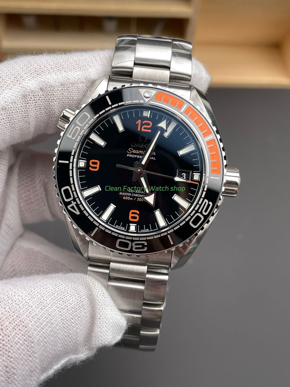VS Factory Omega Seamaster Planet Ocean 600M 215.32.44.21.01.001 43.5mm Full Steel Arabic Numerals Black Dial (5) VS Factory Omega Seamaster Planet Ocean 600M 215.32.44.21.01.001 43.5mm Full Steel Arabic Numerals Black Dial (5)