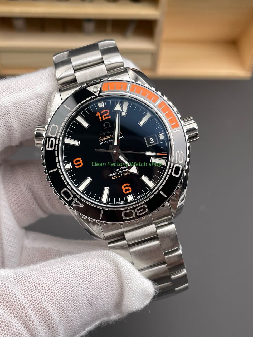 VS Factory Omega Seamaster Planet Ocean 600M 215.32.44.21.01.001 43.5mm Full Steel Arabic Numerals Black Dial (6) VS Factory Omega Seamaster Planet Ocean 600M 215.32.44.21.01.001 43.5mm Full Steel Arabic Numerals Black Dial (6)