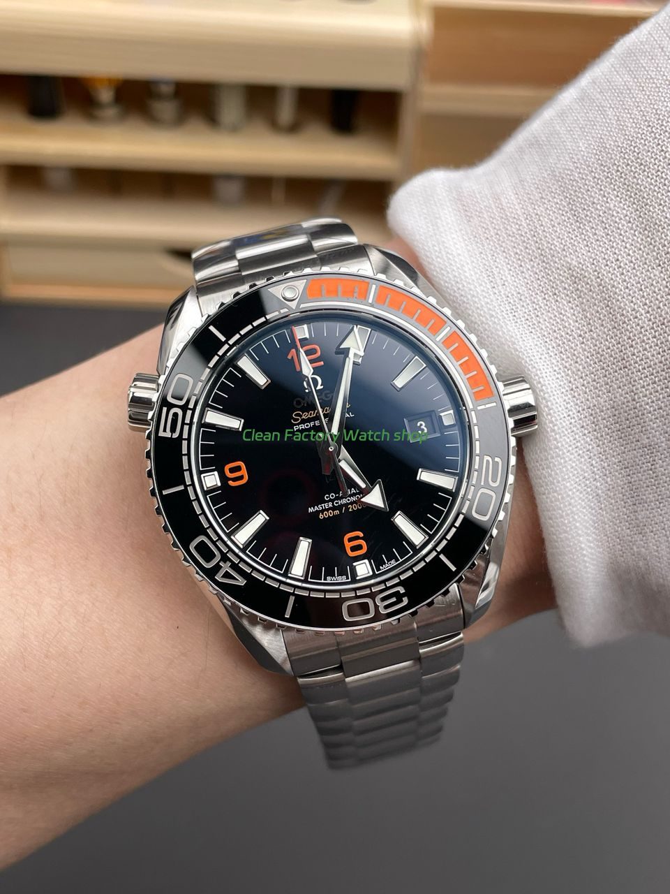 VS Factory Omega Seamaster Planet Ocean 600M 215.32.44.21.01.001 43.5mm Full Steel Arabic Numerals Black Dial (8) VS Factory Omega Seamaster Planet Ocean 600M 215.32.44.21.01.001 43.5mm Full Steel Arabic Numerals Black Dial (8)