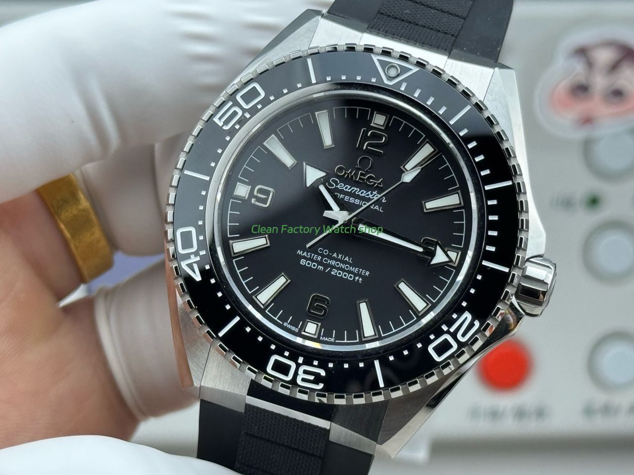 VS+ Factory Omega Seamaster Planet Ocean 600M 217.32.42.21.01.001 42mm Black Rubber Strap Black Dial (2) VS+ Factory Omega Seamaster Planet Ocean 600M 217.32.42.21.01.001 42mm Black Rubber Strap Black Dial (2)