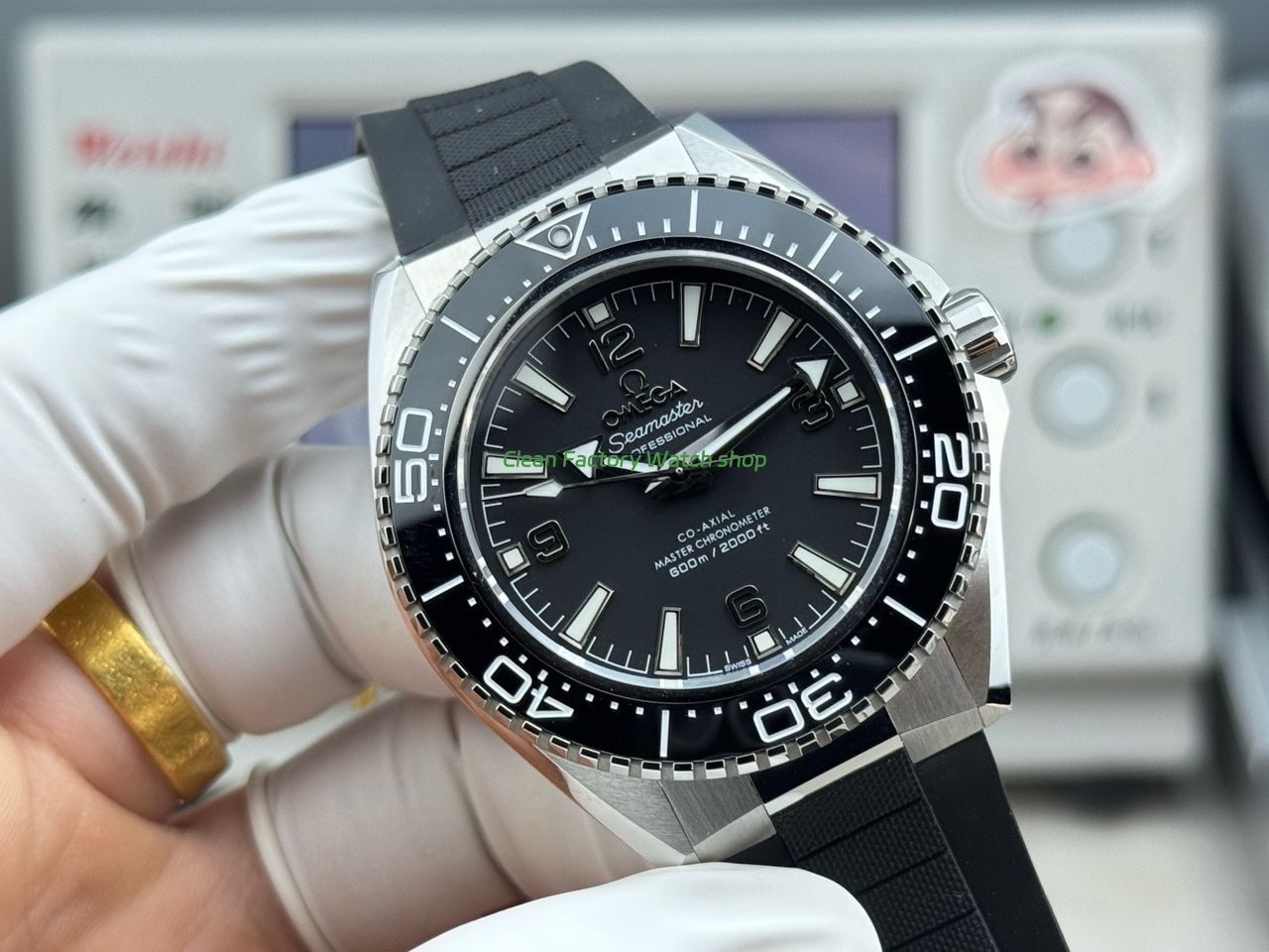 VS+ Factory Omega Seamaster Planet Ocean 600M 217.32.42.21.01.001 42mm Black Rubber Strap Black Dial (5) VS+ Factory Omega Seamaster Planet Ocean 600M 217.32.42.21.01.001 42mm Black Rubber Strap Black Dial (5)